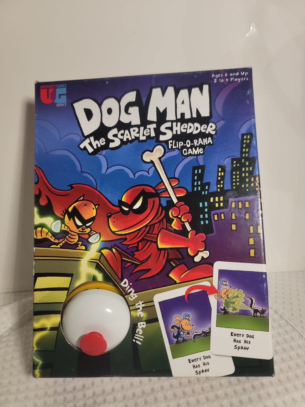 Dog Man: The Scarlet Shedder Flip-O-Rama Game - Blue & Red